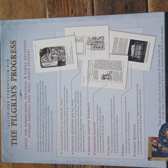 NEW Pilgrim's Progress Book ALL-in-ONE Curriculum With Game BUNDLE - Picture 15 of 16